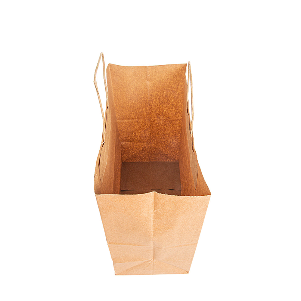 BOLSA DE PAPEL KRAFT CON ASA 31x32x16CM - Image 2