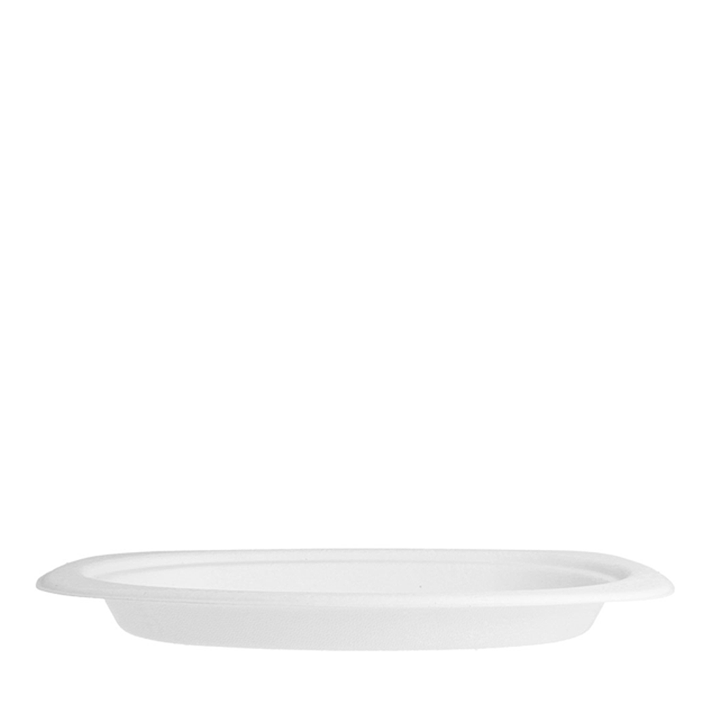 BANDEJA (FUENTE) BAGAÇO BLANCO OVAL 23,3x16,5x2CM - Image 2