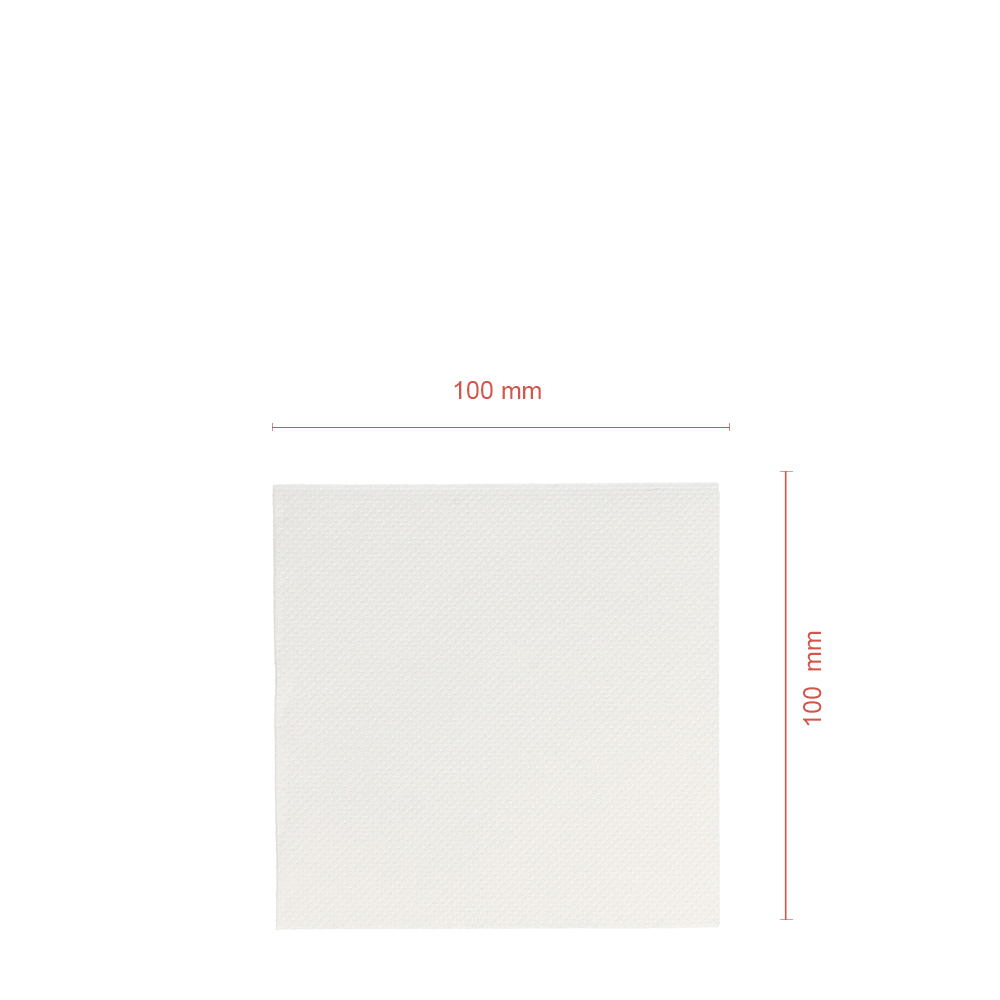 SERVILLETA DE PAPEL BLANCA DOUBLE POINT 20x20CM (ABIERTA) - Image 2