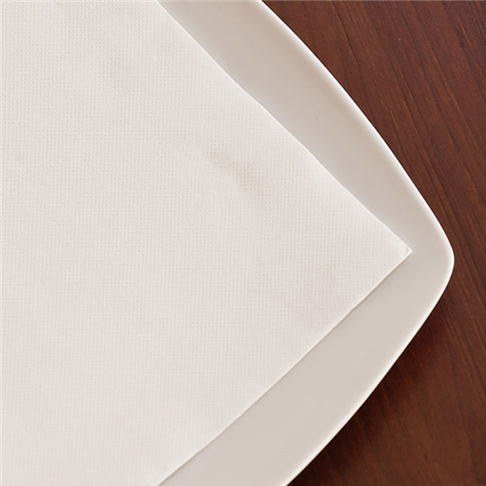 SERVILLETA DE PAPEL BLANCA DOUBLE POINT 20x20CM (ABIERTA) - Image 3