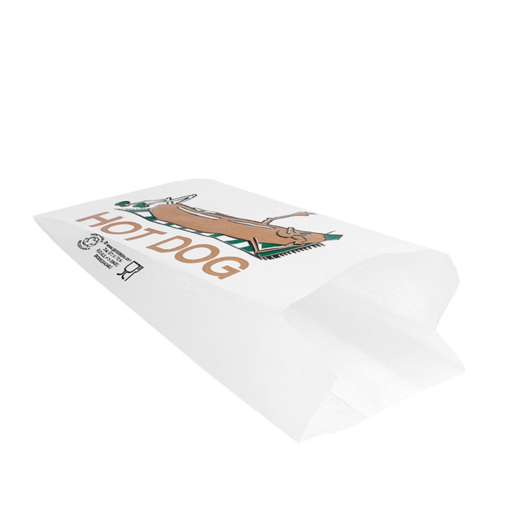 SACO PERGAMINO ANTI-GRASA HOT DOG BLANCO 7x18CM - Image 4