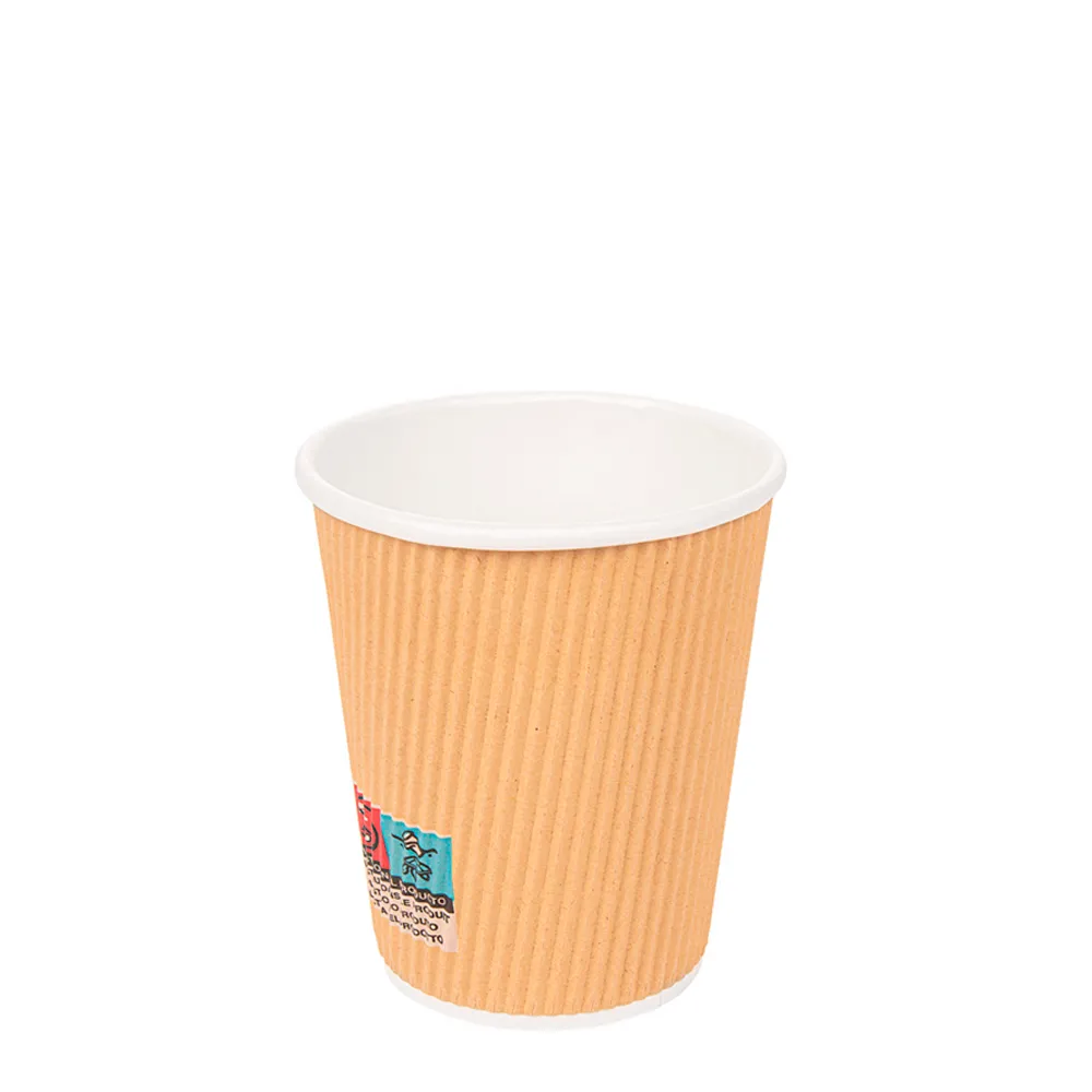 Copos bebidas quentes parede dupla 240 ml reutilizável e ecológico da Copopalhinhas