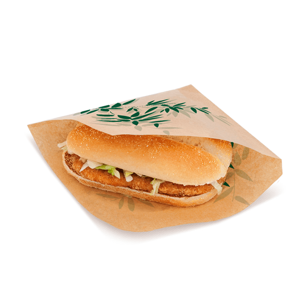 SACO PERGAMINO FAST FOOD ANTI-GRASA ABIERTO 2 LADOS 17x18CM - Image 3