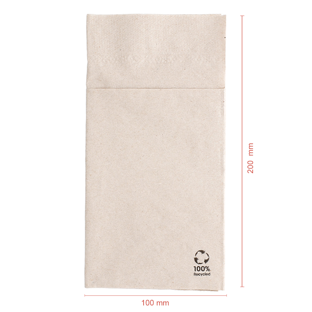 Pajitas TISSUE RECICLADO ECOLABEL CANGURU 2 FOLHAS 40X40CM (ABERTO) - Image 3