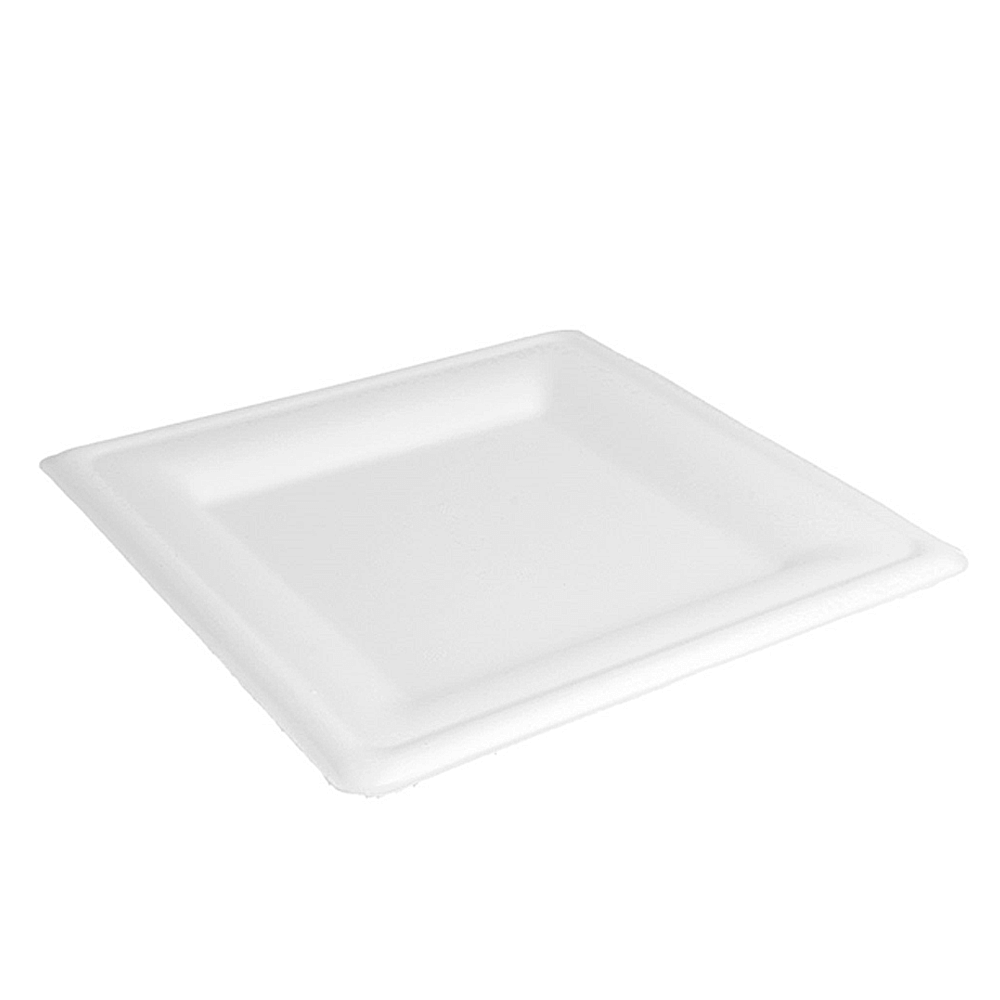 PLATO BAGAZO BLANCO CUADRADO 20CM - Image 6