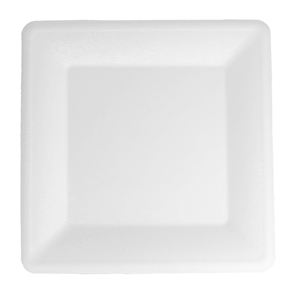 PLATO DE BAGAZO BLANCO CUADRADO 26CM - Image 6