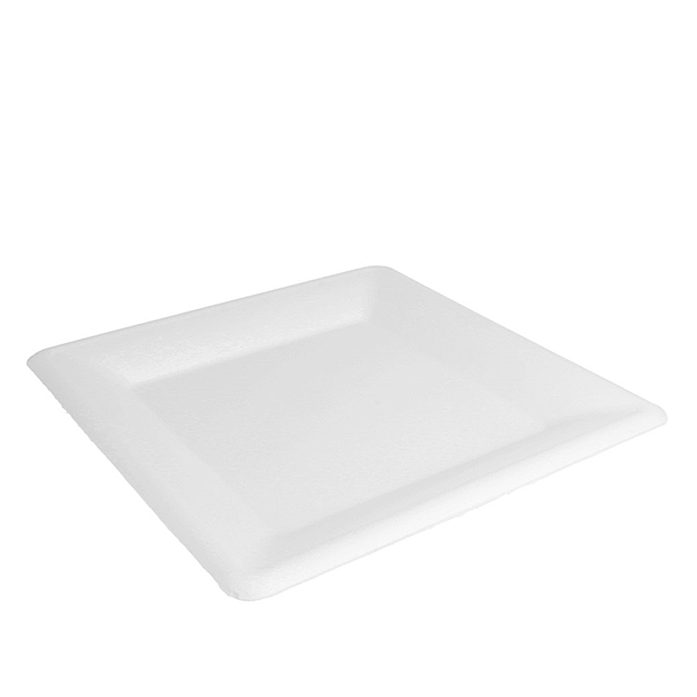 PLATO DE BAGAZO BLANCO CUADRADO 26CM - Image 5