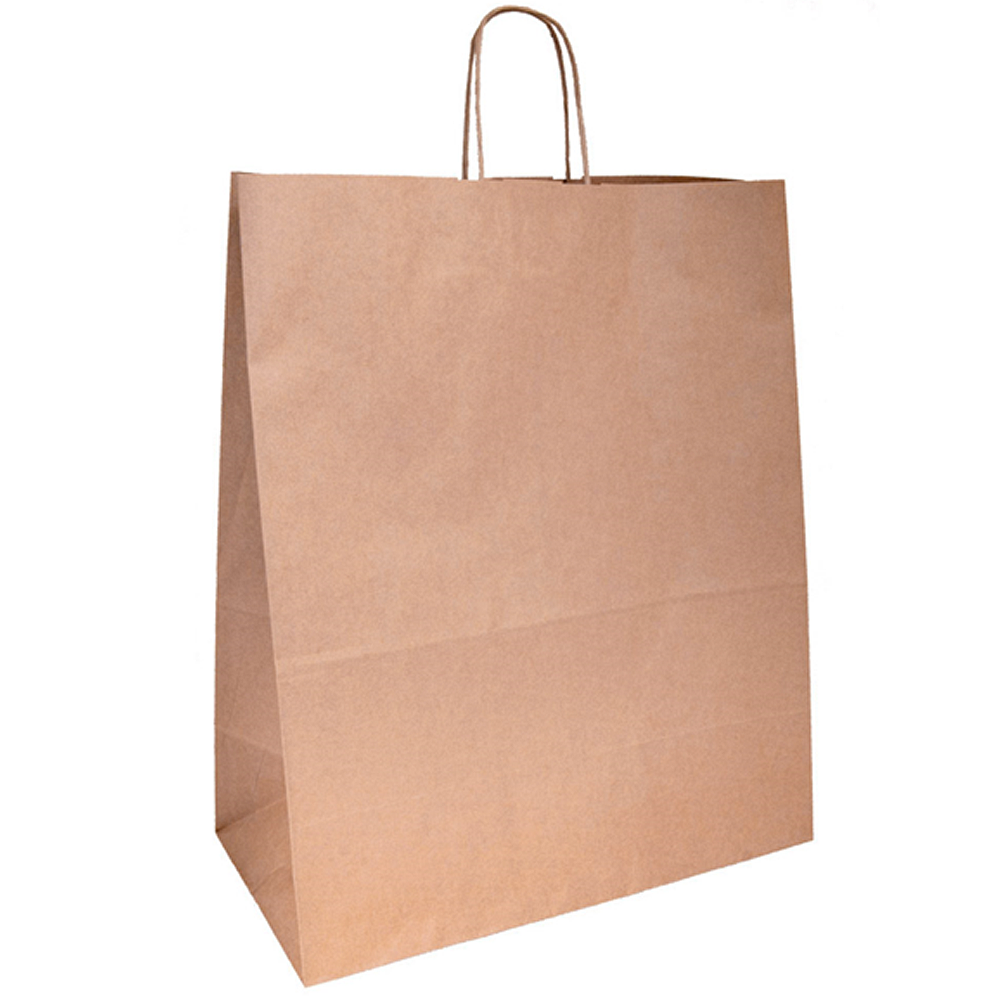 BOLSA DE PAPEL KRAFT CON ASA 48x40x20CM
