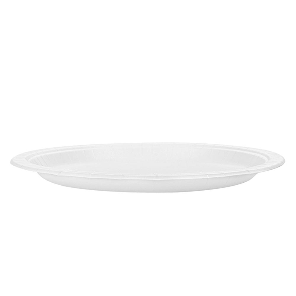 PLATO BLANCO DE PAPEL (CARTÓN) 23CM - Image 3
