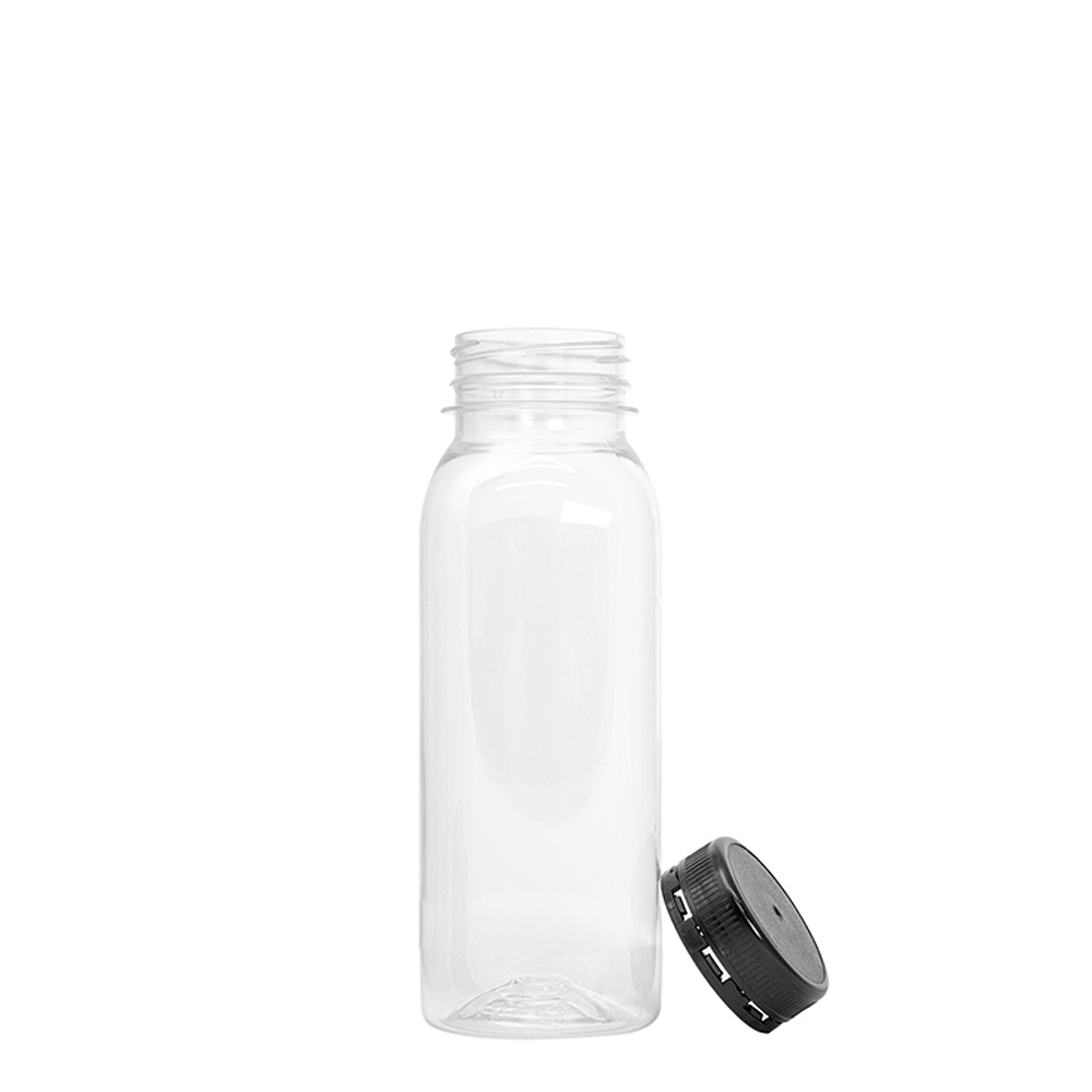 MINI BOTELLA DE PET CON TAPA NEGRA 25CL (250ML) - Image 3