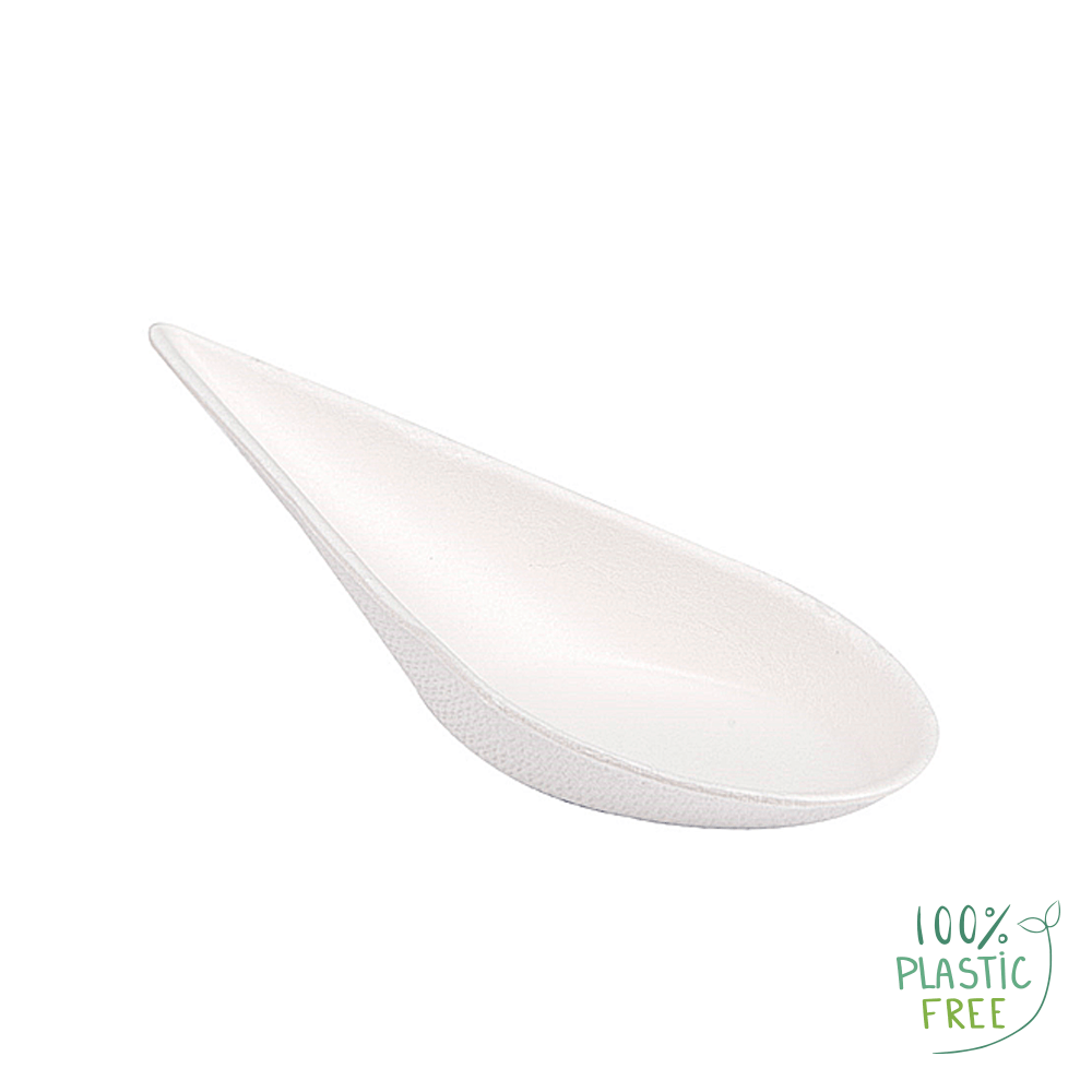 CUCHARA RECIPIENTE EN BAGAZO BLANCO 10,5x3,6x2,7CM - Image 5