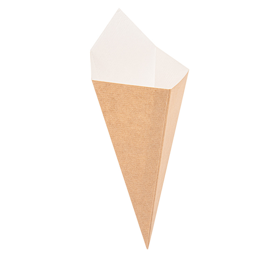 CONO PATATA FRITA CARTÓN ONDULADO NANO-MICRO 12,8x21,7CM 100GR - Image 7