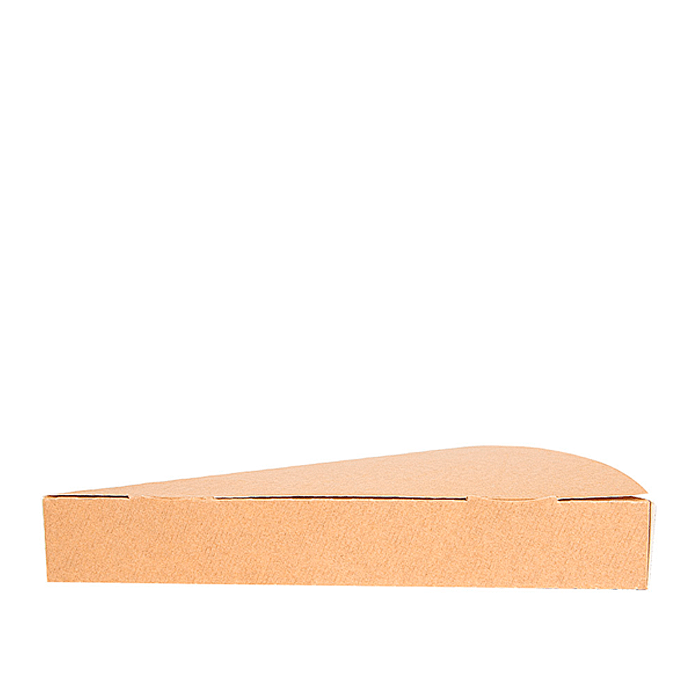 EMBALAJE PARA PIZZA TRIANGULAR EN CARTÓN ONDULADO NANO-MICRO 23x18CM - Image 3