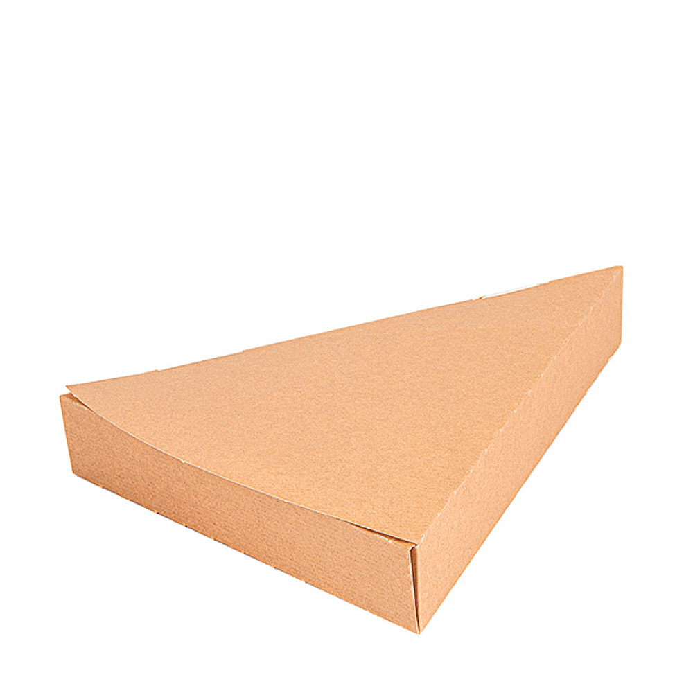 EMBALAJE PARA PIZZA TRIANGULAR EN CARTÓN ONDULADO NANO-MICRO 23x18CM - Image 4