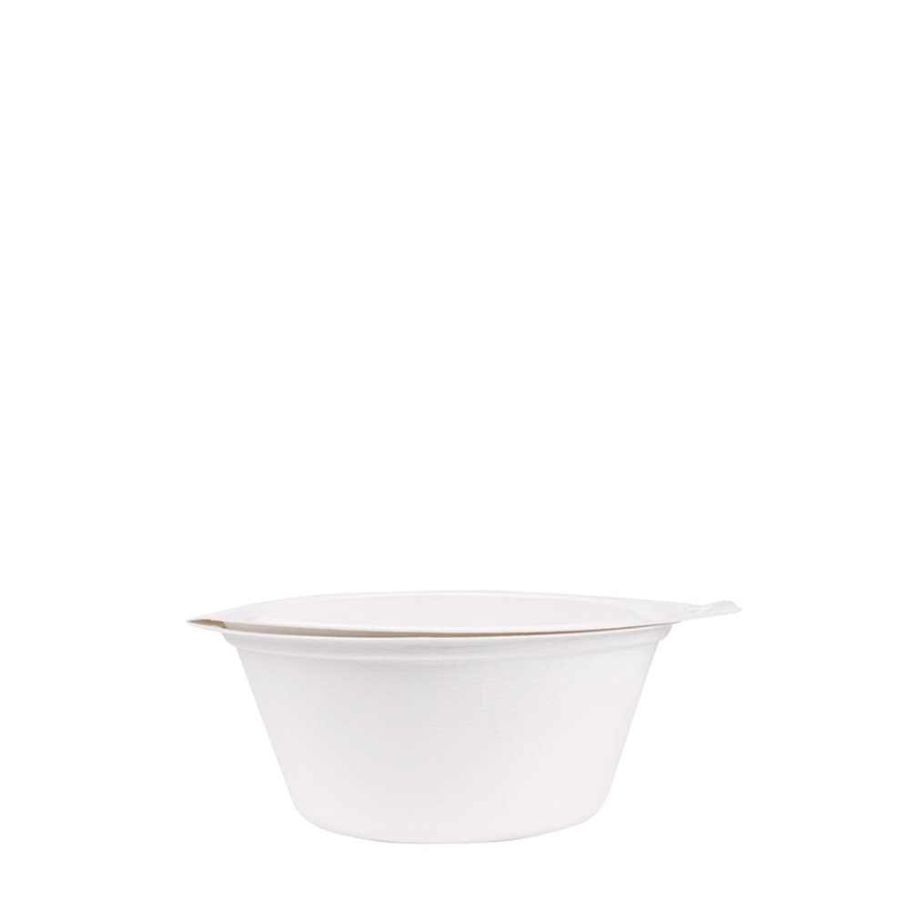 RECIPIENTE DE BAGAZO BLANCO 60CL (600ML) CON TAPA INTEGRADA - Image 3