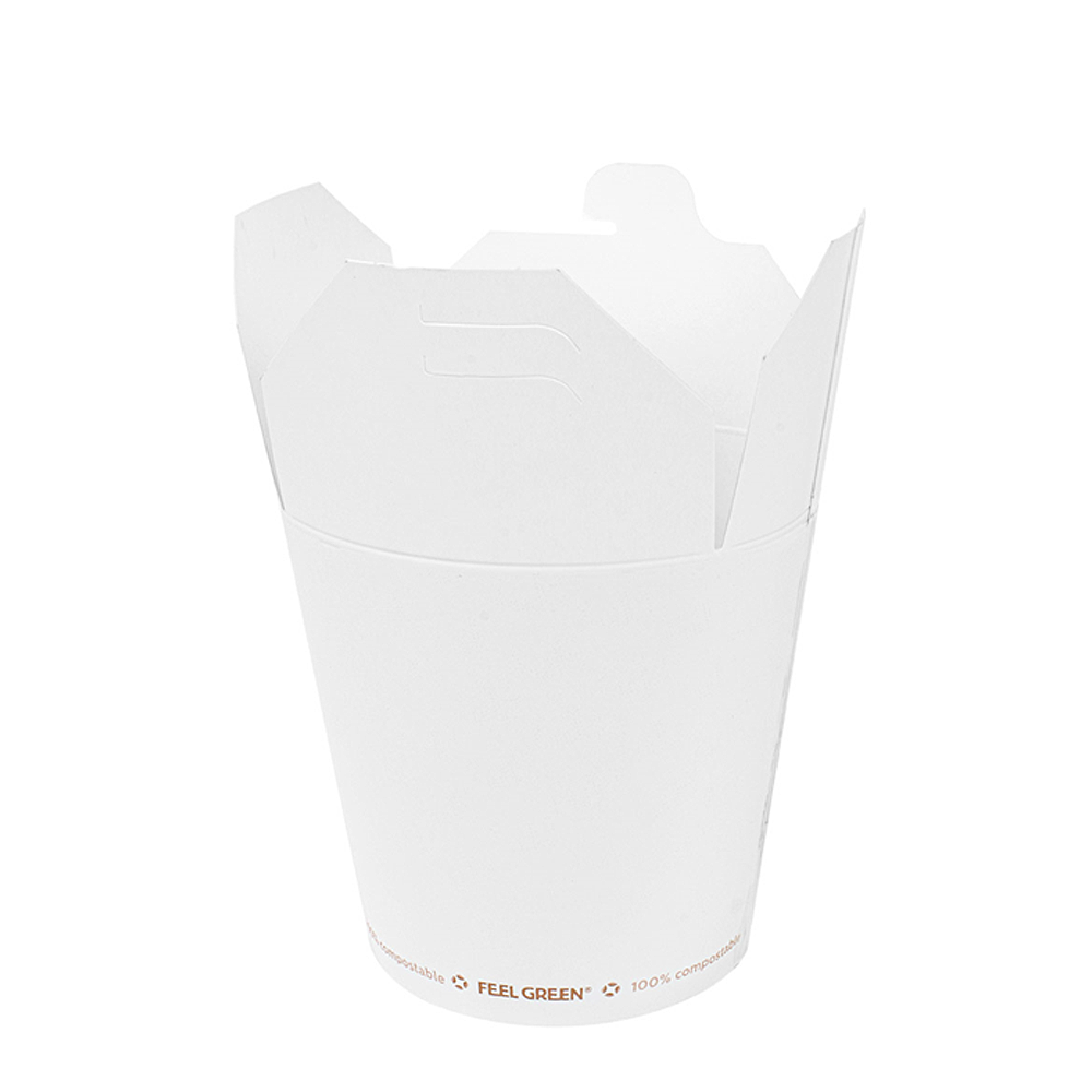 RECIPIENTE MULTI-USO CARTULINA SIN PLÁSTICO BLANCO 78CL (780ML) - Image 3