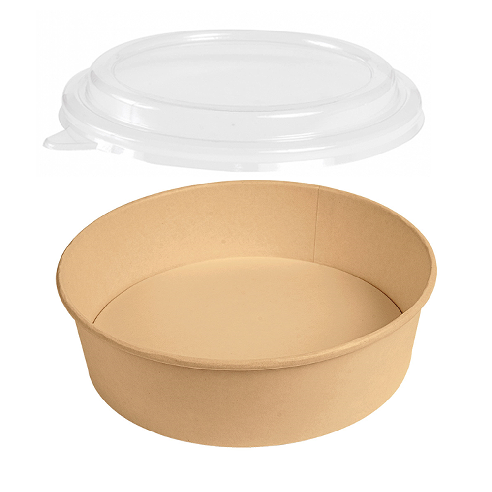 VASO/ENSALADERA KRAFT 95CL (950ML) CON TAPA EN rPET