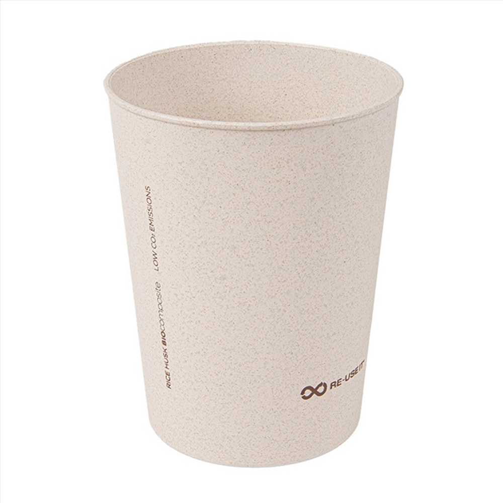 VASO EN RICE HUSK BIOCOMPUESTO NATURAL 50CL (500ML) - Image 2