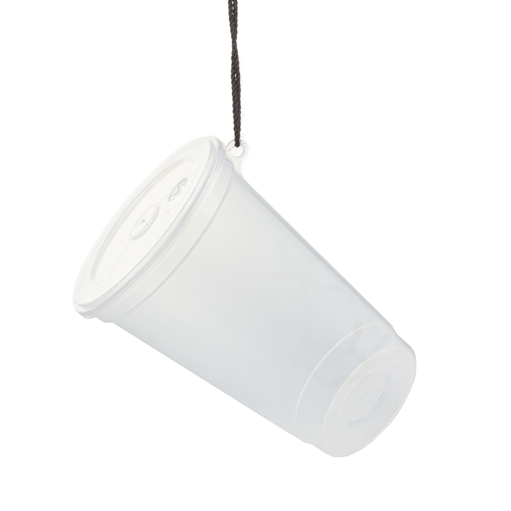 POTE / VASO EN PP REUTILIZABLE CON TAPA Y ORIFICIO OPCIONAL 50CL (500ML) - Image 2