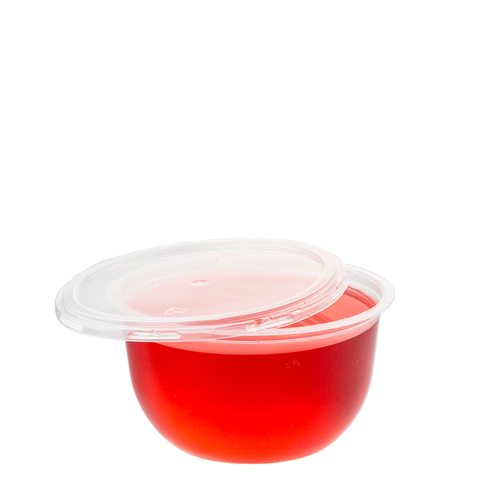 TAZA REUTILIZABLE EN PP CON TAPA PLANA 23CL (230ML) PARA POSTRES - Image 2