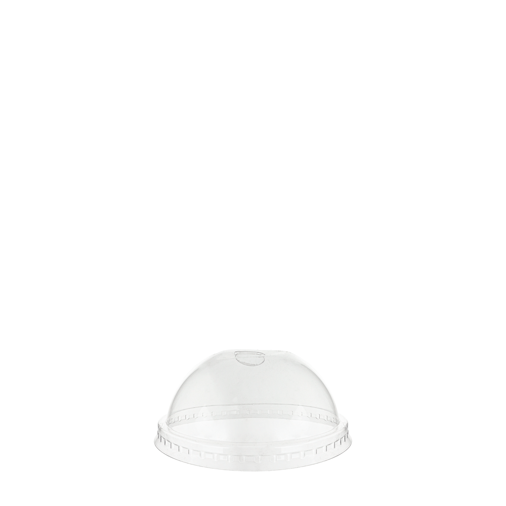 TAPA EN PET CÚPULA CON AGUJERO PARA VASO DE PAPEL Ø80MM BEBIDA FRÍA - Image 4