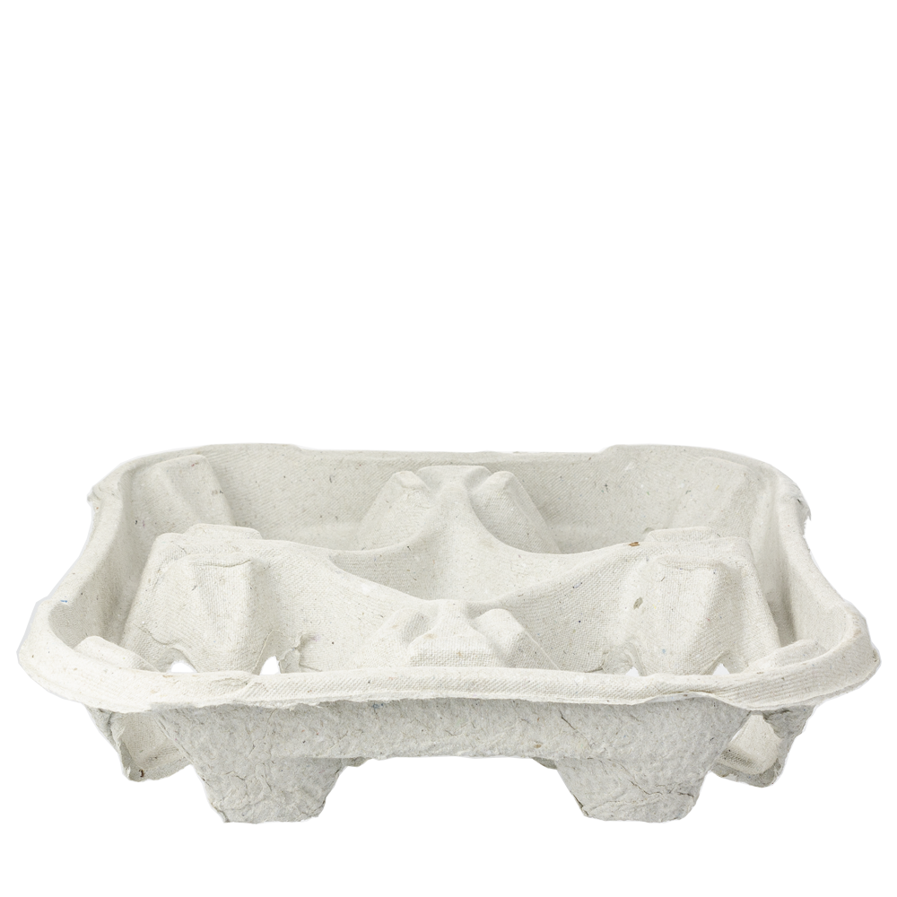 BANDEJA PORTA-VASO CARTÓN 4 VASOS 8OZ/12OZ - Image 2