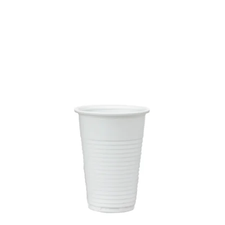 copo água ou sumo PP branco 22cl reutilizável e ecológico da Copopalhinhas