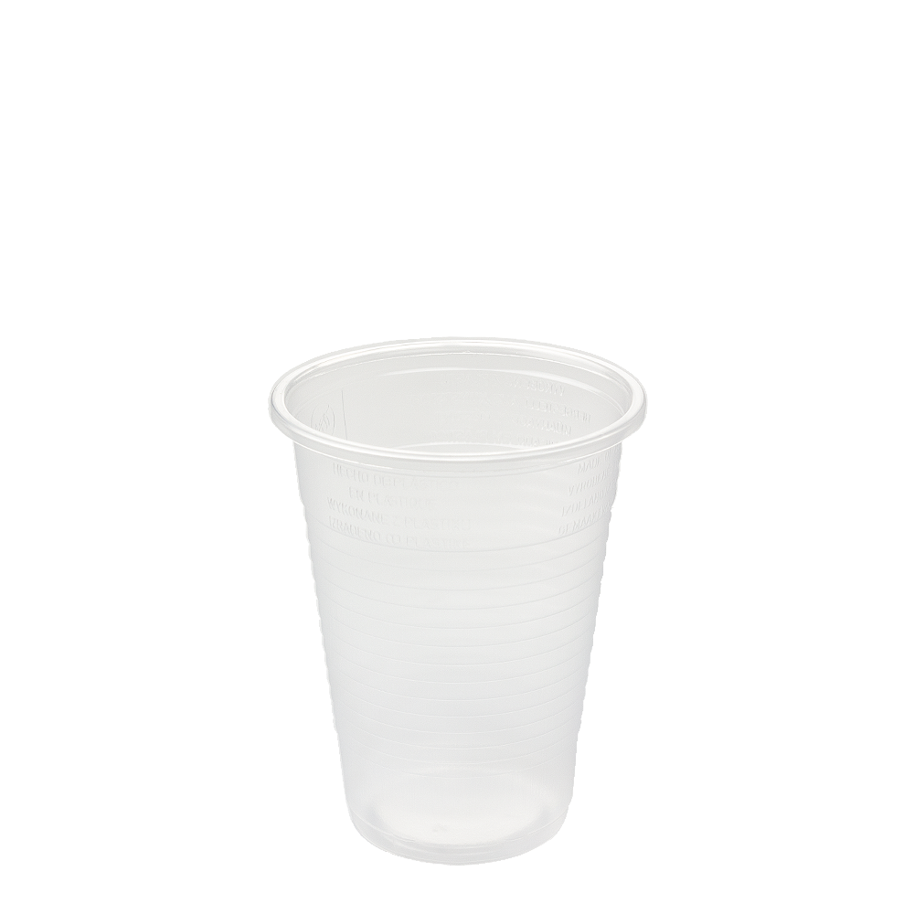 VASO AGUA O ZUMO EN PP TRANSPARENTE 20CL (200ML)