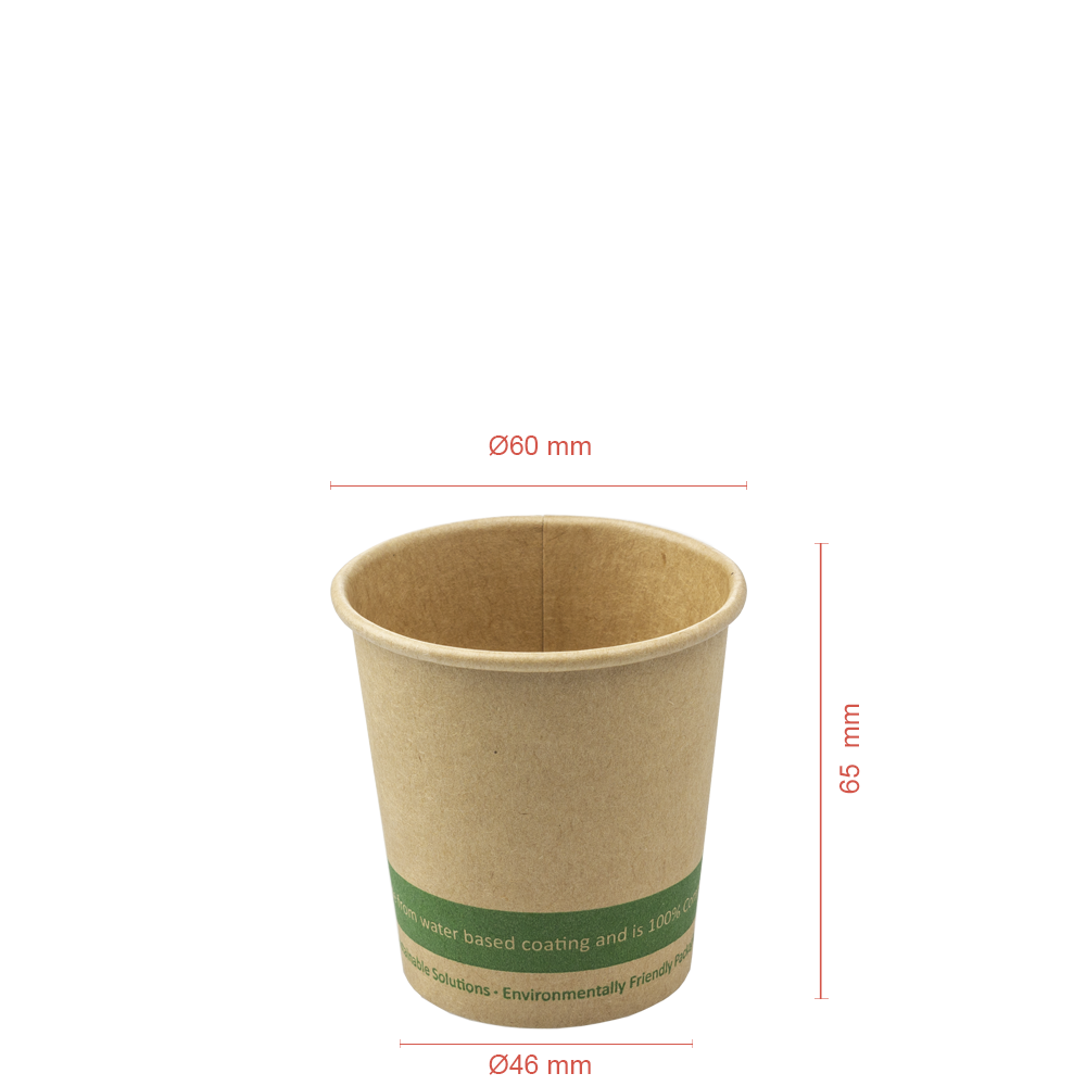VASO DE PAPEL (CARTÓN) 100% KRAFT 12CL (120ML/4OZ) - Image 4