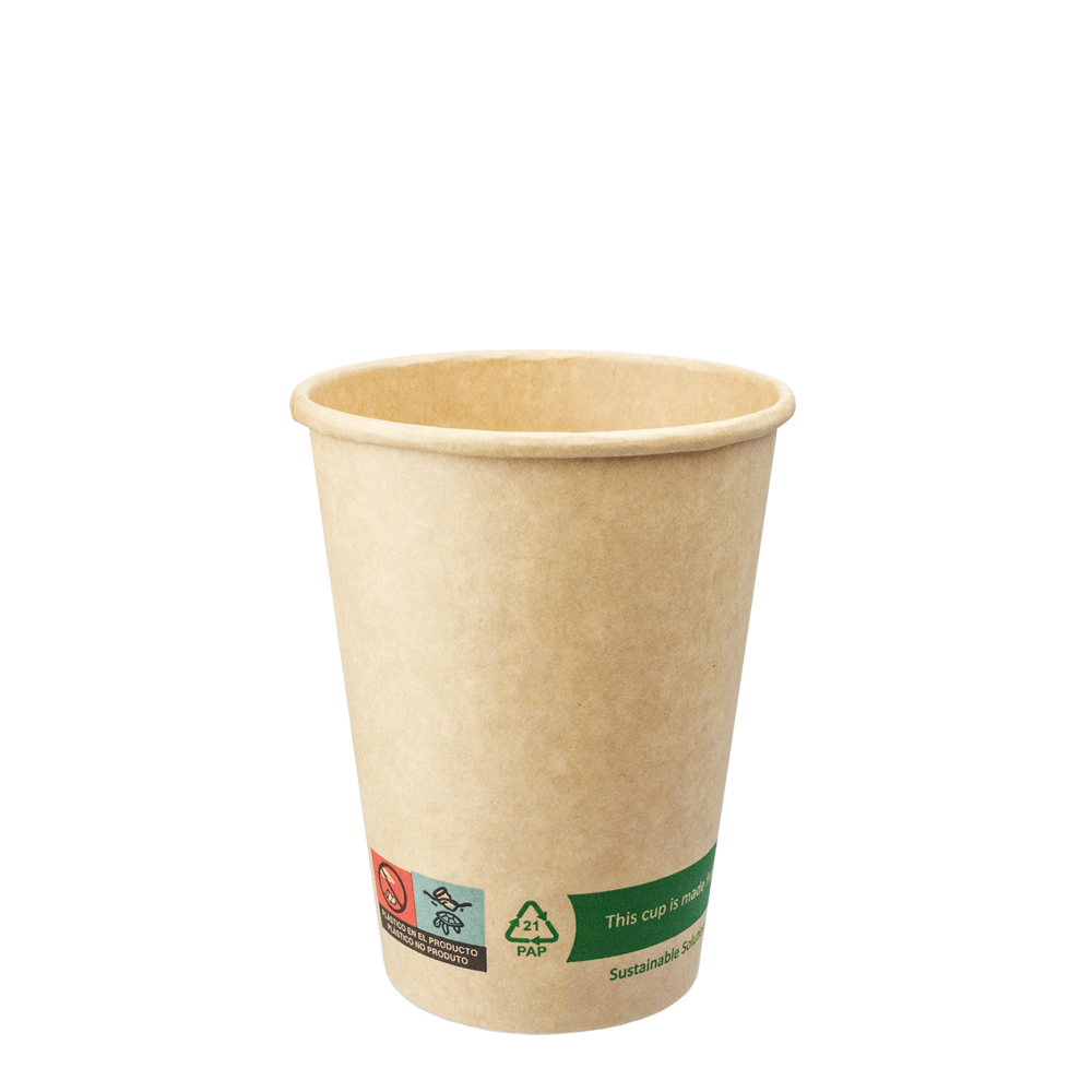 VASO DE PAPEL (CARTÓN) EN KRAFT 35CL (350ML/12OZ)